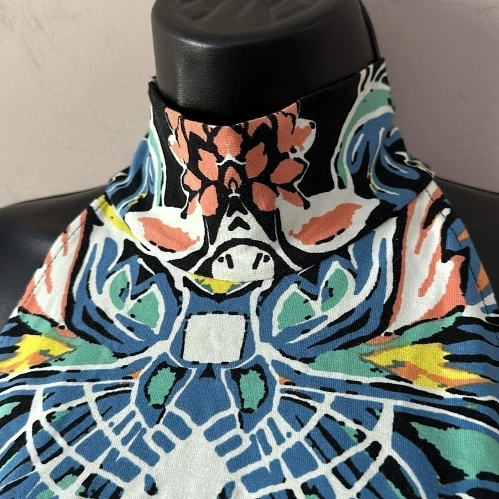 Free People Intimately Tucker Printed Bodysuit small